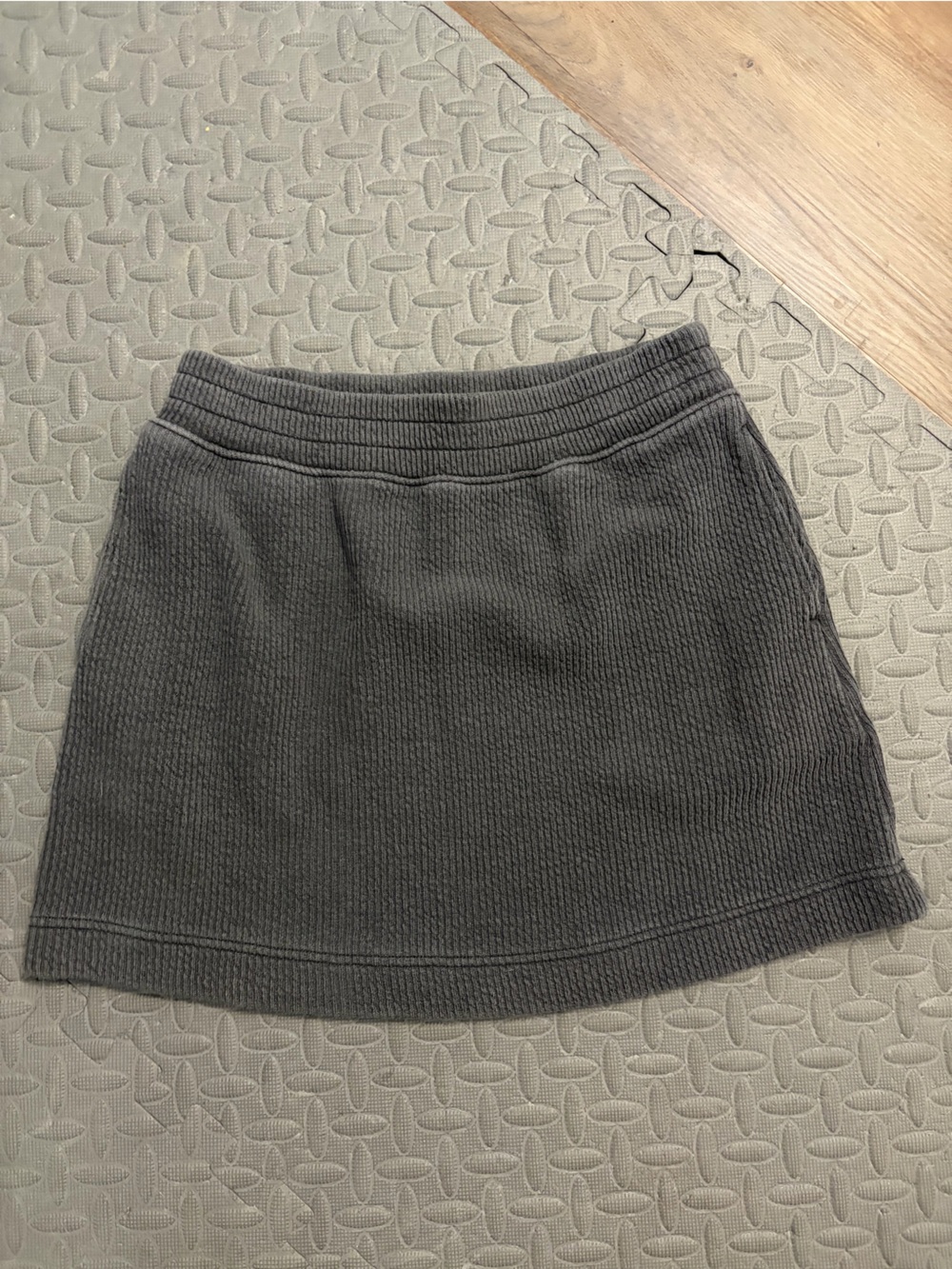 NWT Aerie ribbed skirt gray xs